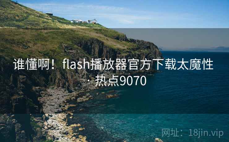 谁懂啊！flash播放器官方下载太魔性 · 热点9070