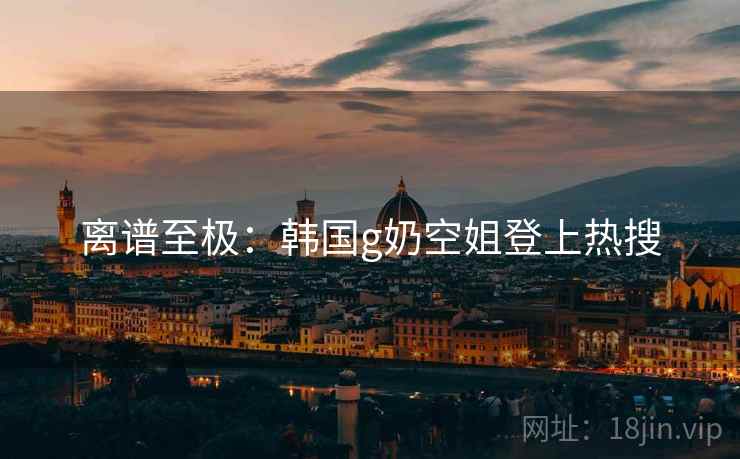 离谱至极：韩国g奶空姐登上热搜